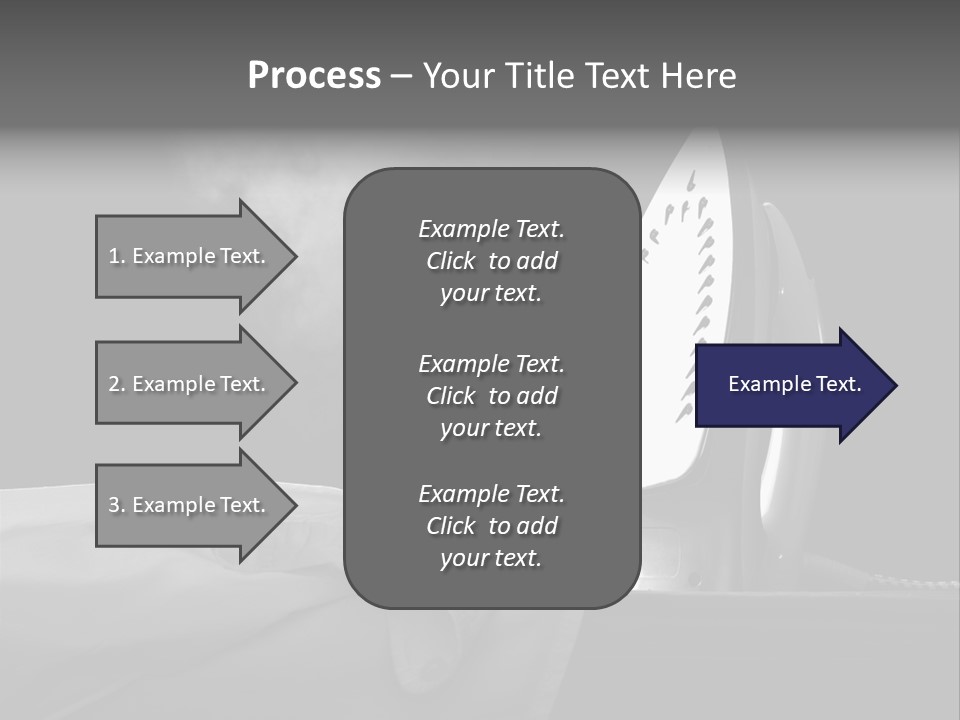 Table Laundry Flat PowerPoint Template