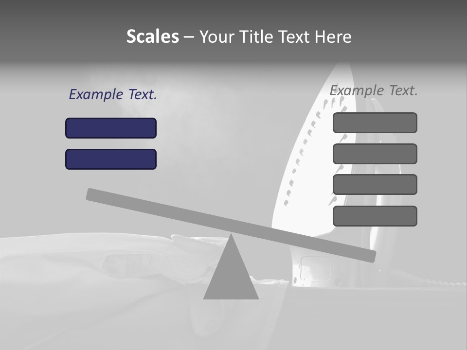Table Laundry Flat PowerPoint Template