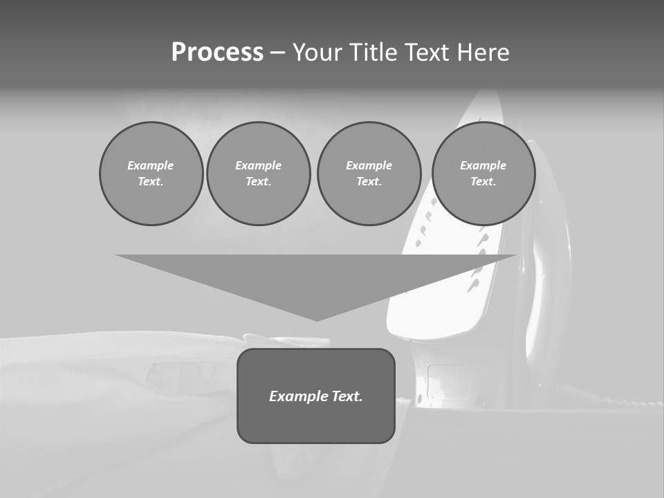 Table Laundry Flat PowerPoint Template