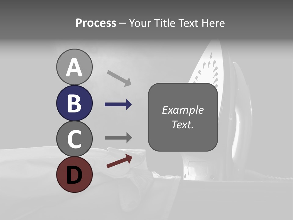 Table Laundry Flat PowerPoint Template