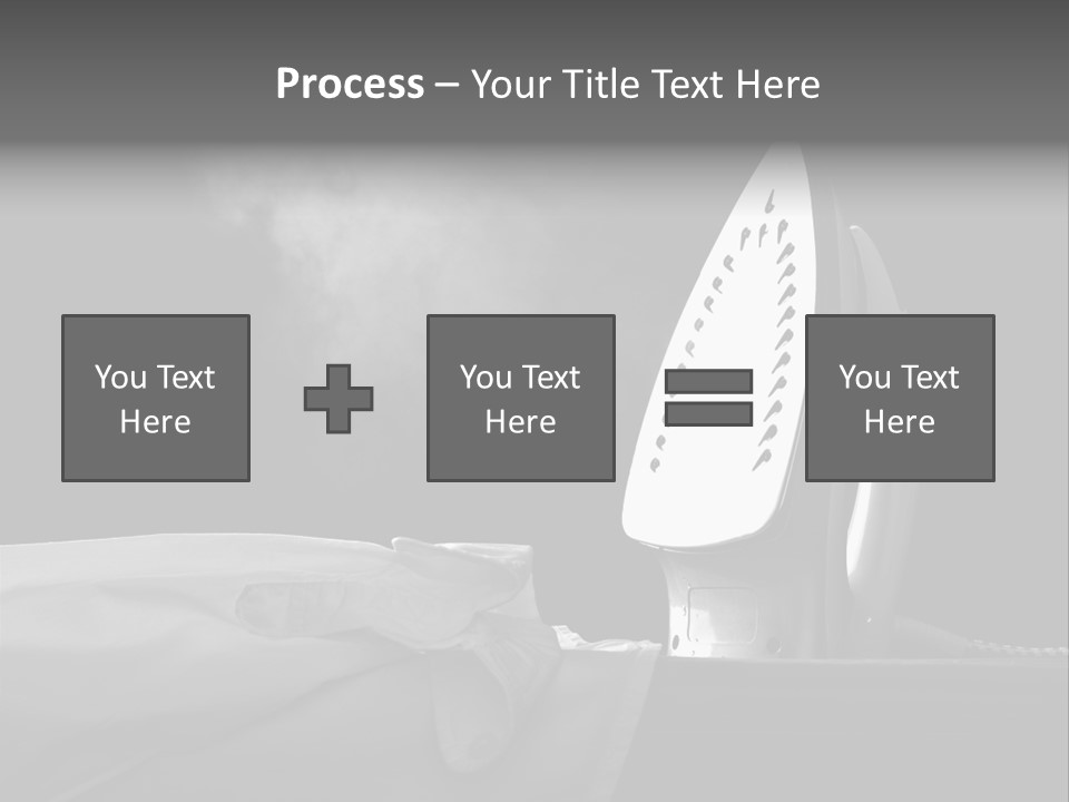 Table Laundry Flat PowerPoint Template