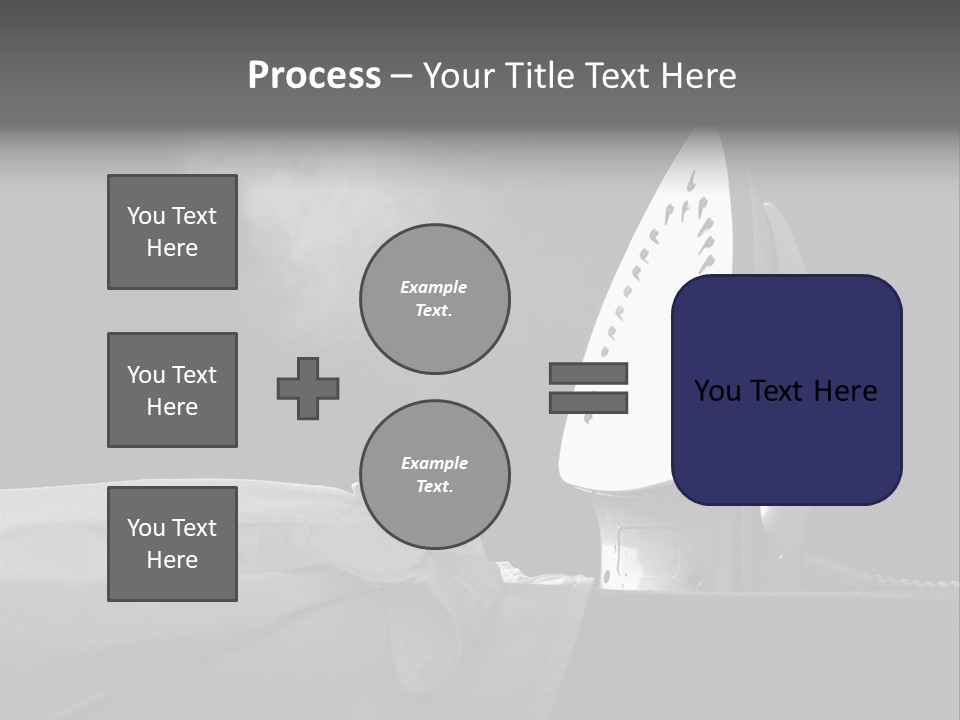 Table Laundry Flat PowerPoint Template