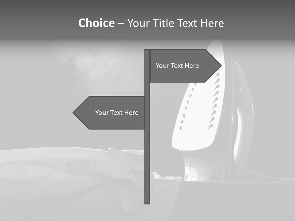 Table Laundry Flat PowerPoint Template