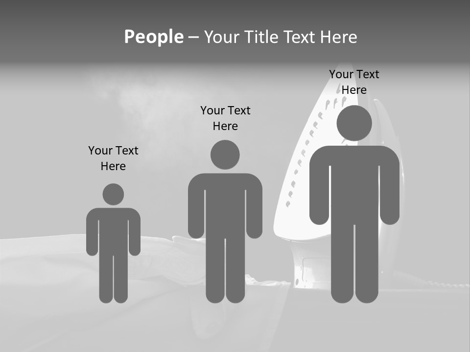 Table Laundry Flat PowerPoint Template