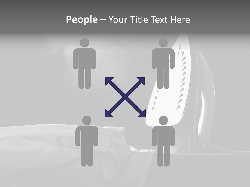 Table Laundry Flat PowerPoint Template