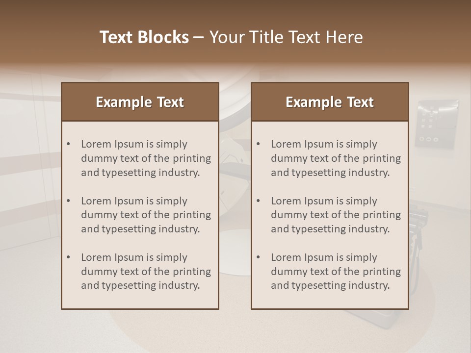 Scanner Screen Monitor PowerPoint Template