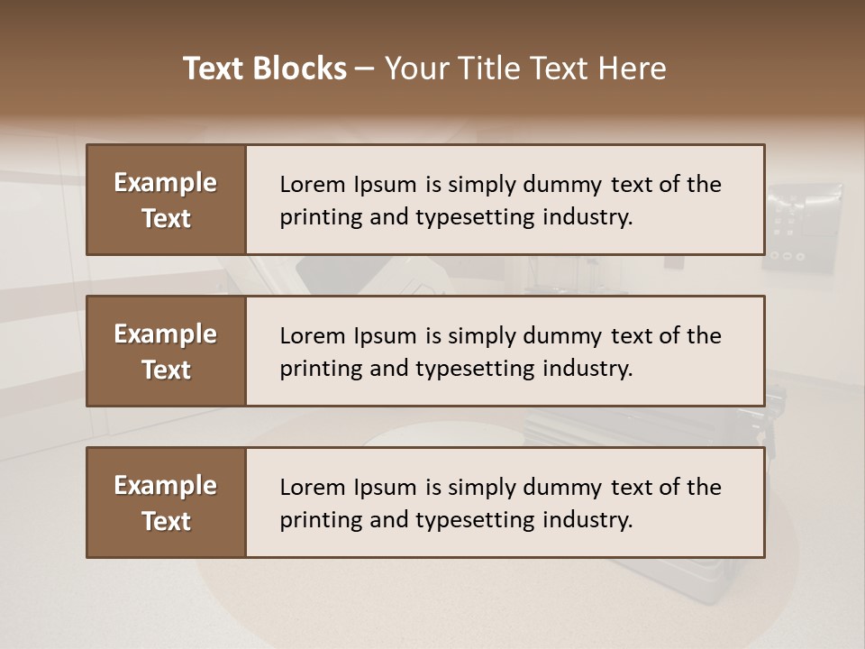 Scanner Screen Monitor PowerPoint Template