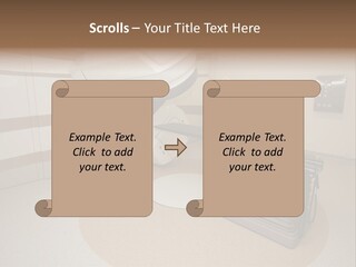 Scanner Screen Monitor PowerPoint Template