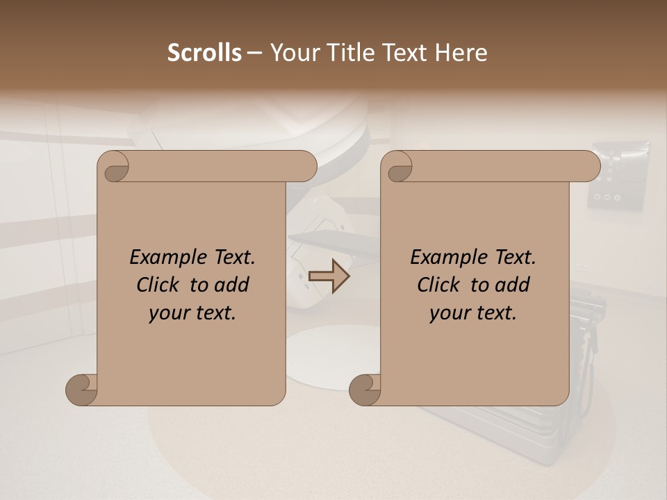 Scanner Screen Monitor PowerPoint Template