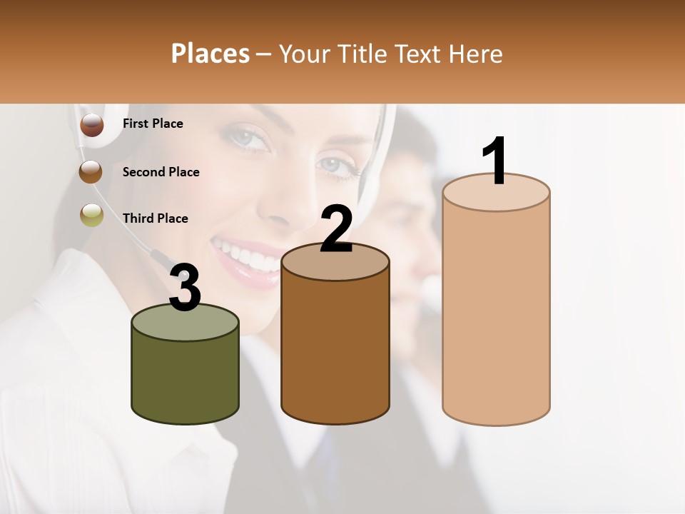 Talk Headphones Speak PowerPoint Template