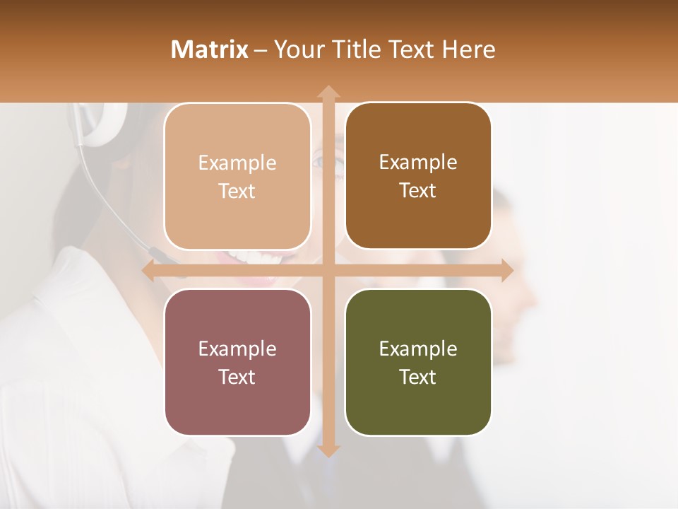 Talk Headphones Speak PowerPoint Template