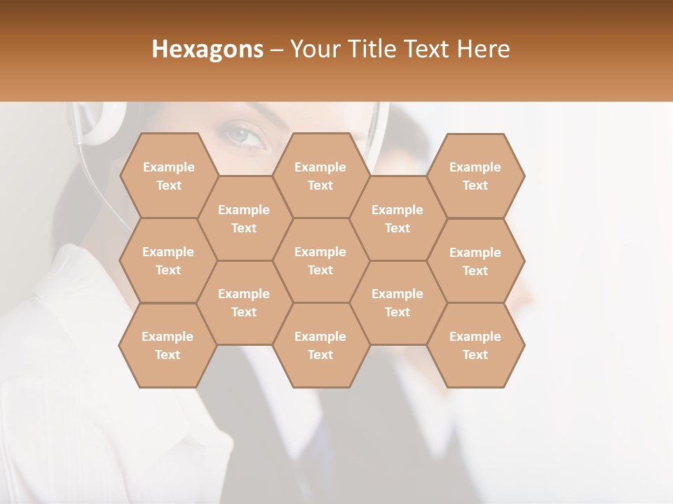 Talk Headphones Speak PowerPoint Template