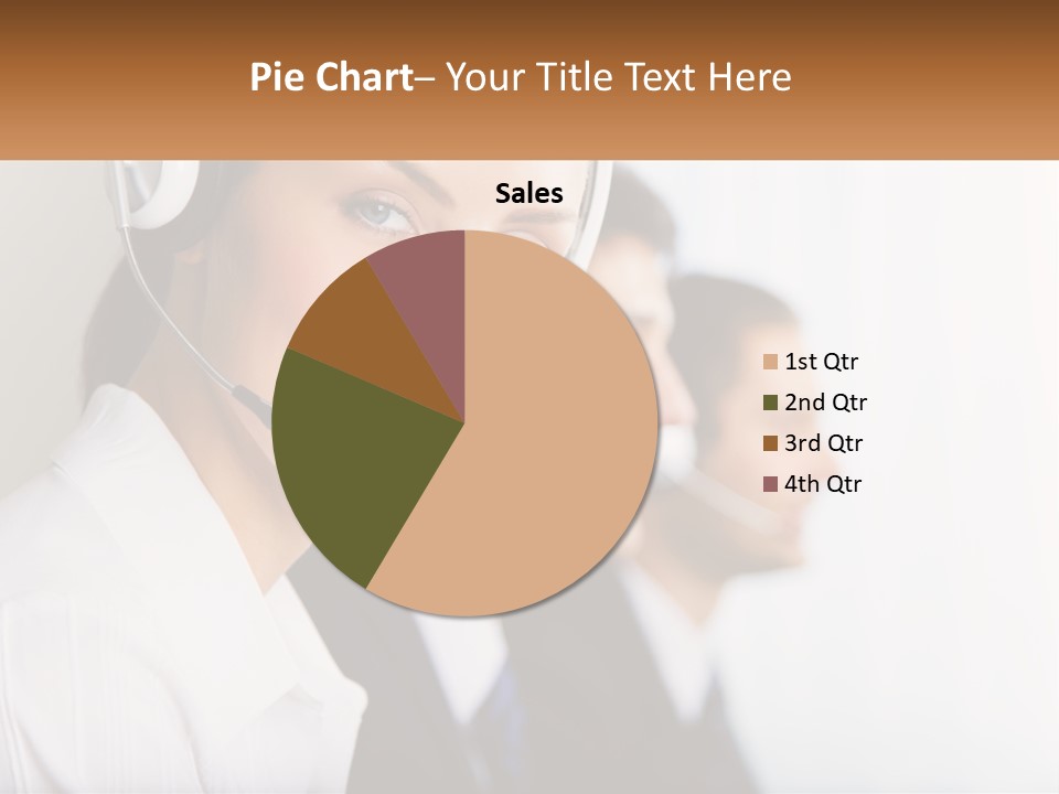 Talk Headphones Speak PowerPoint Template