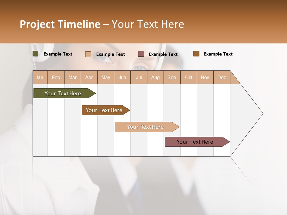 Talk Headphones Speak PowerPoint Template