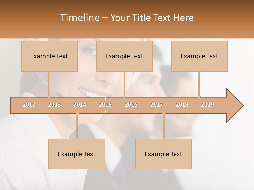 Talk Headphones Speak PowerPoint Template