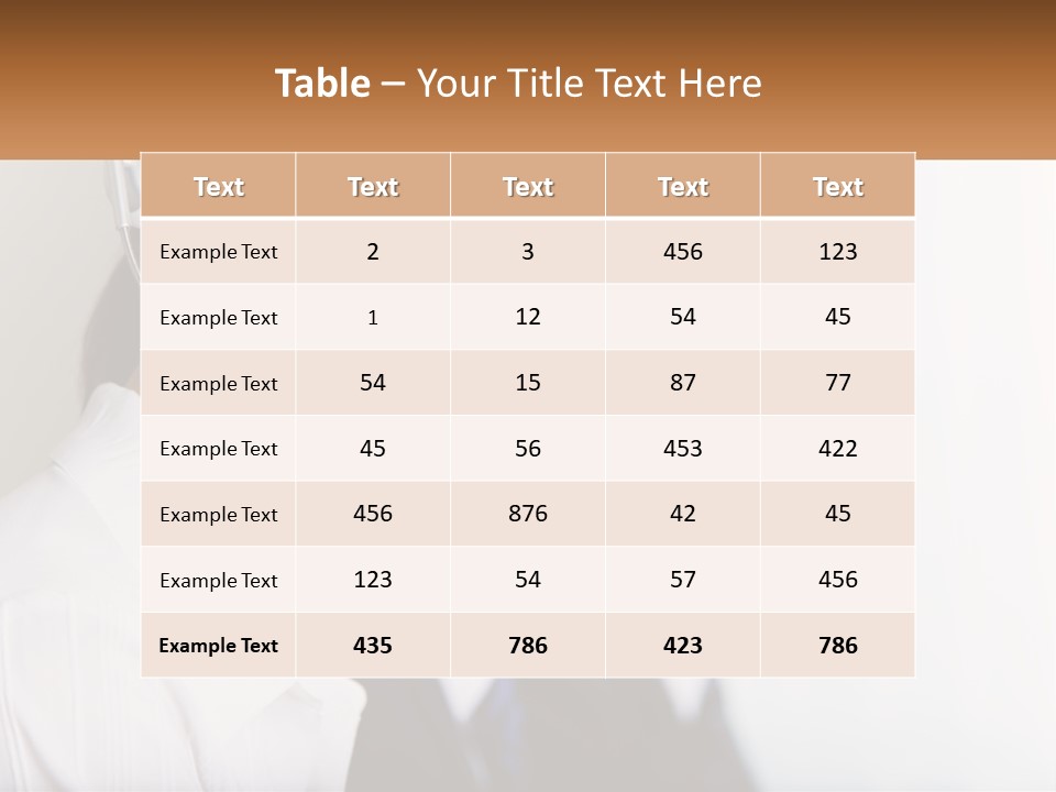 Talk Headphones Speak PowerPoint Template