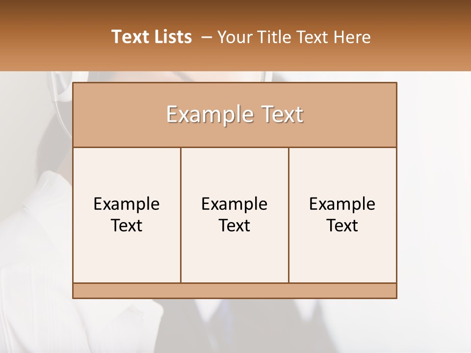 Talk Headphones Speak PowerPoint Template