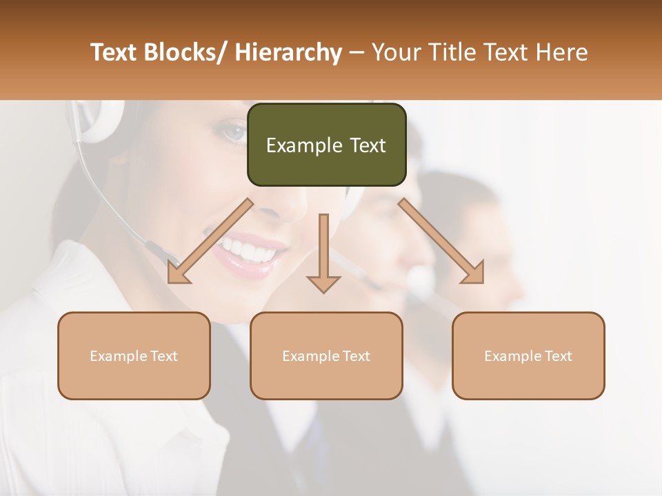 Talk Headphones Speak PowerPoint Template