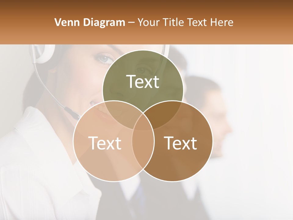 Talk Headphones Speak PowerPoint Template