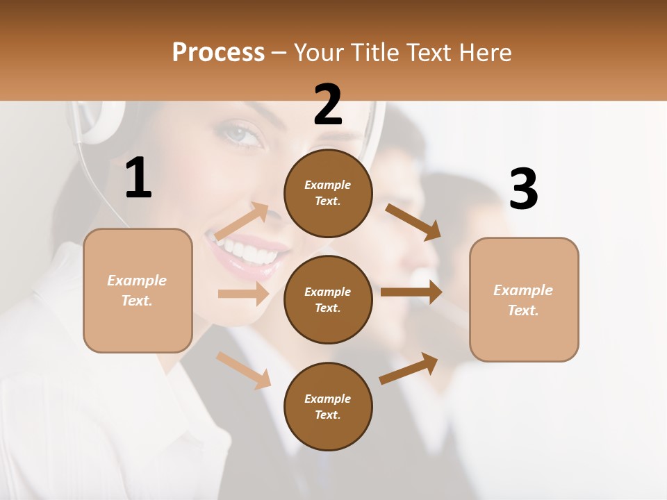 Talk Headphones Speak PowerPoint Template