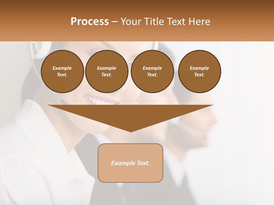 Talk Headphones Speak PowerPoint Template