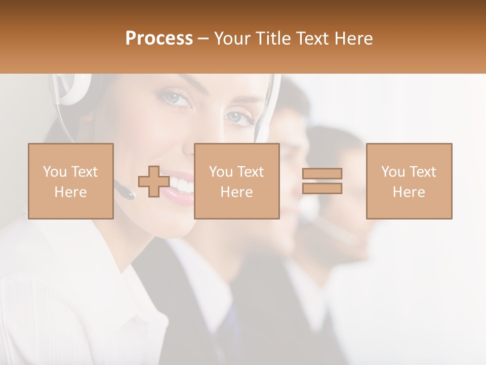 Talk Headphones Speak PowerPoint Template