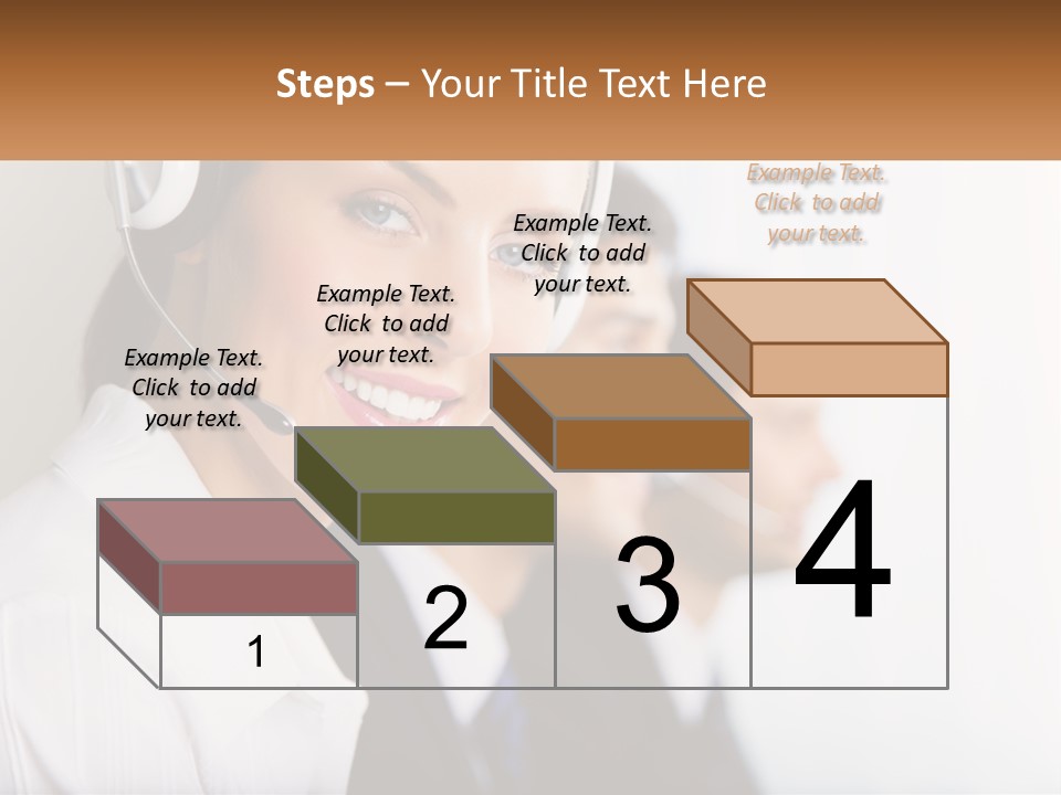 Talk Headphones Speak PowerPoint Template