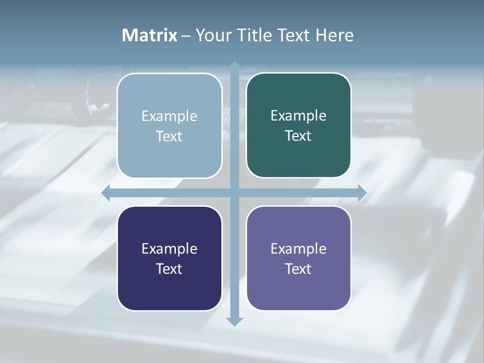 Objects Commercial Plant PowerPoint Template