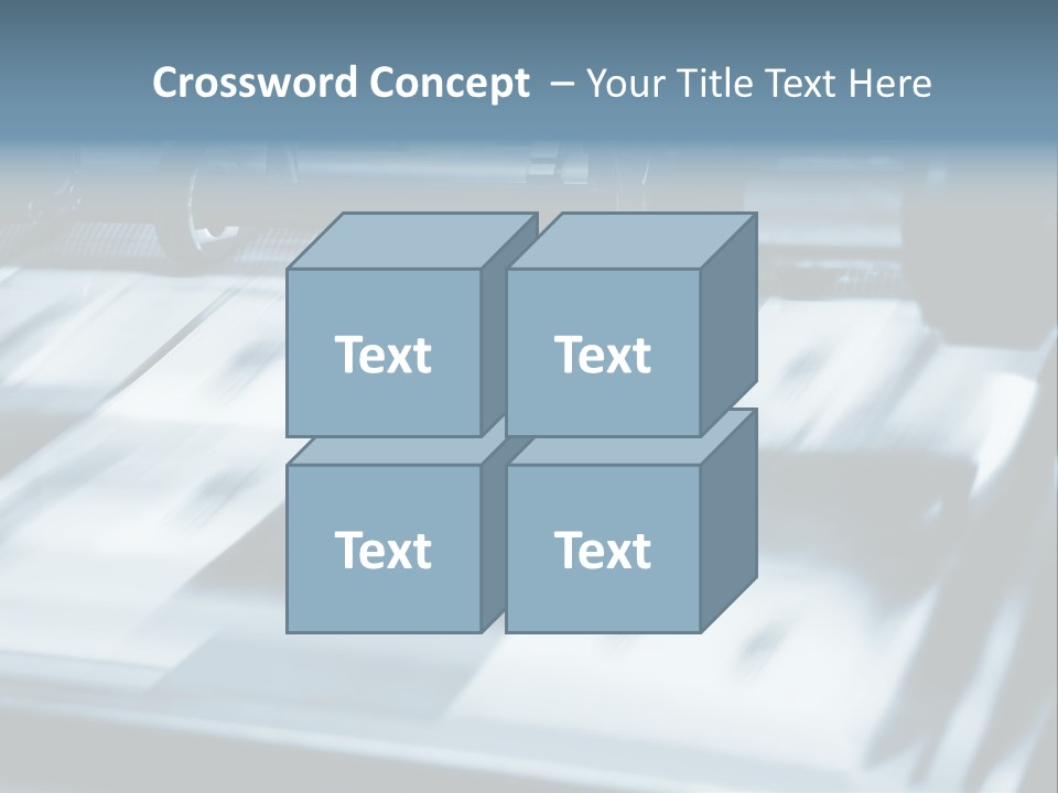Objects Commercial Plant PowerPoint Template