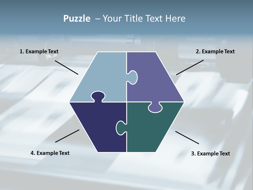 Objects Commercial Plant PowerPoint Template