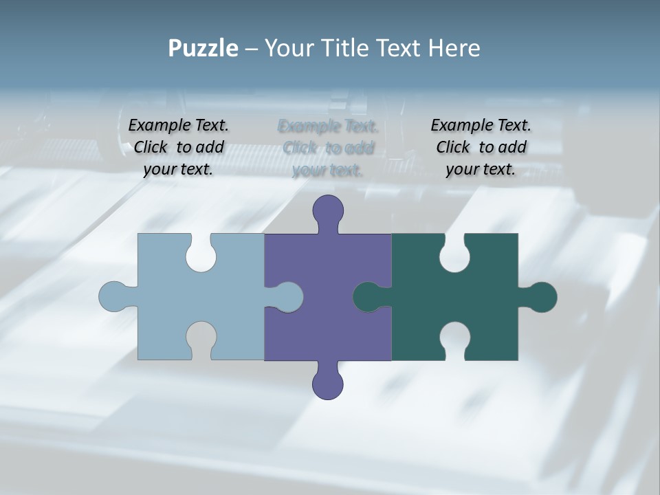 Objects Commercial Plant PowerPoint Template