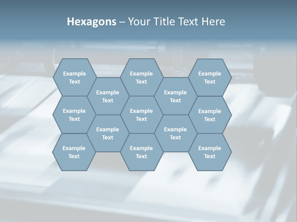 Objects Commercial Plant PowerPoint Template