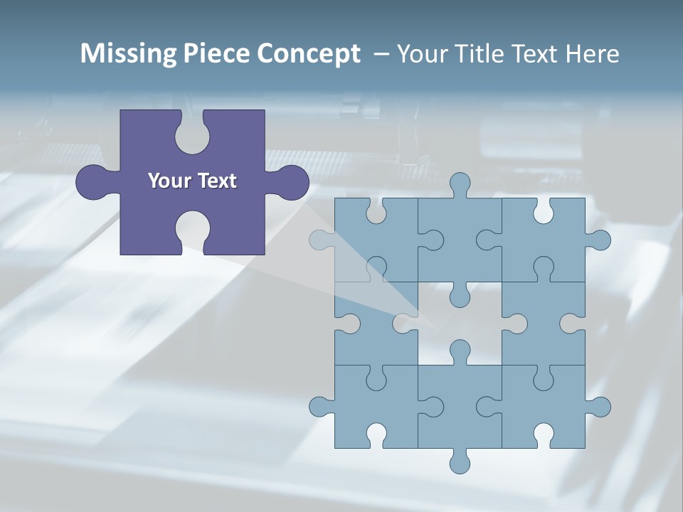 Objects Commercial Plant PowerPoint Template