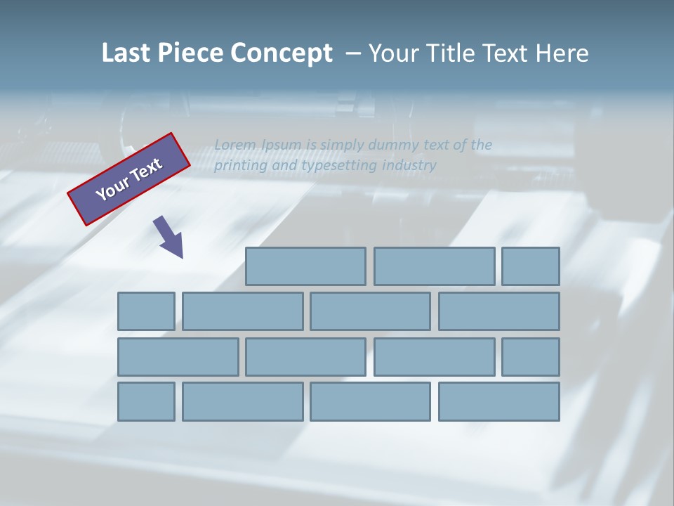 Objects Commercial Plant PowerPoint Template