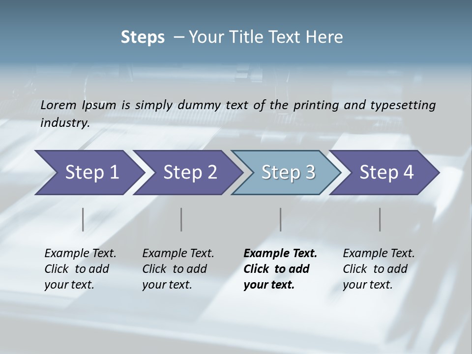 Objects Commercial Plant PowerPoint Template
