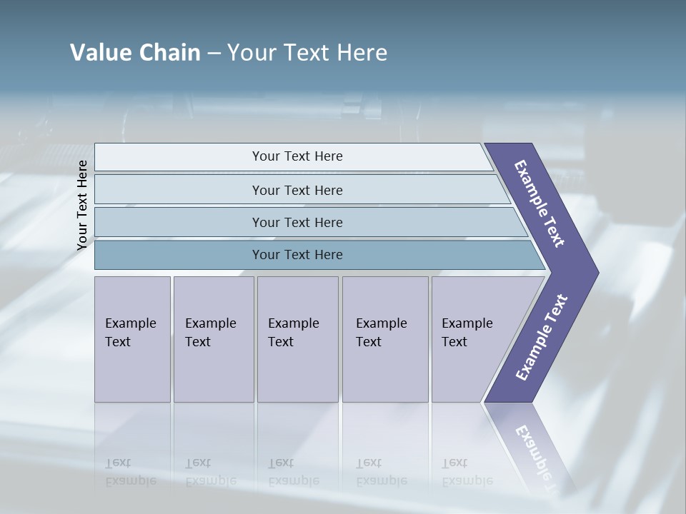 Objects Commercial Plant PowerPoint Template