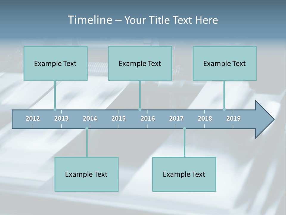 Objects Commercial Plant PowerPoint Template