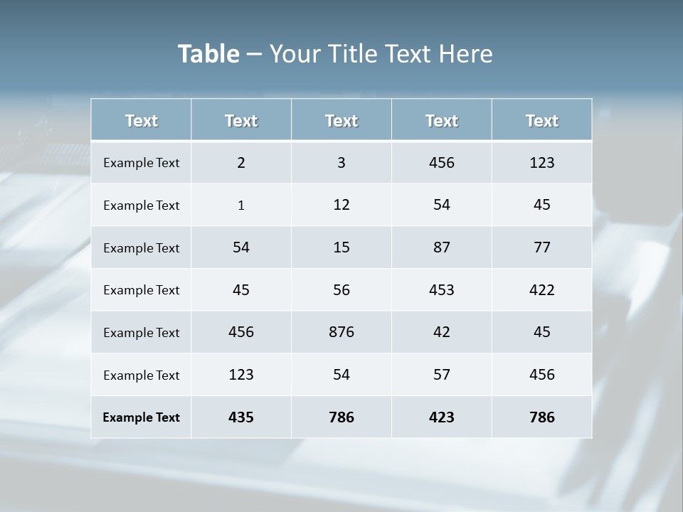Objects Commercial Plant PowerPoint Template
