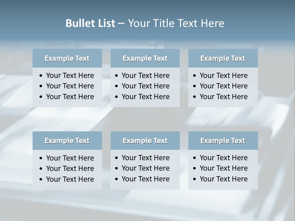 Objects Commercial Plant PowerPoint Template