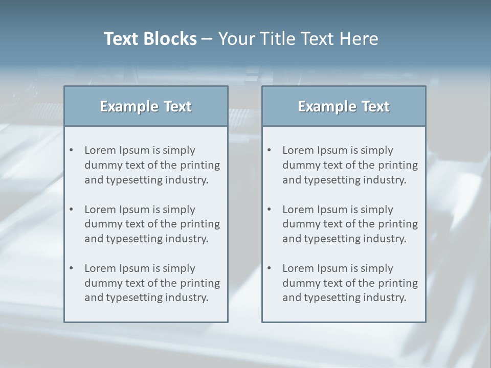 Objects Commercial Plant PowerPoint Template