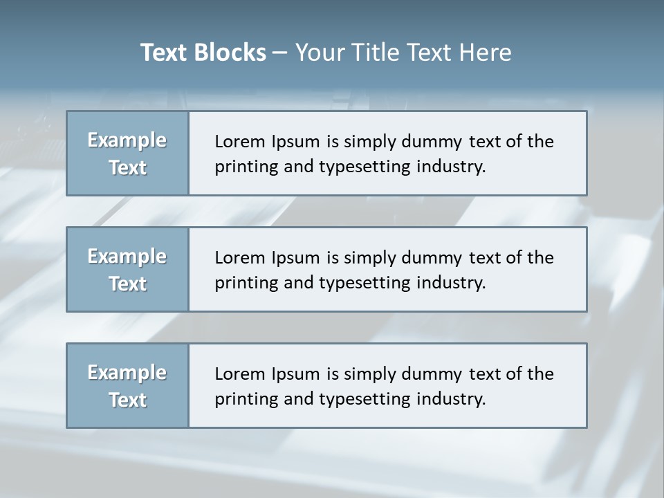Objects Commercial Plant PowerPoint Template