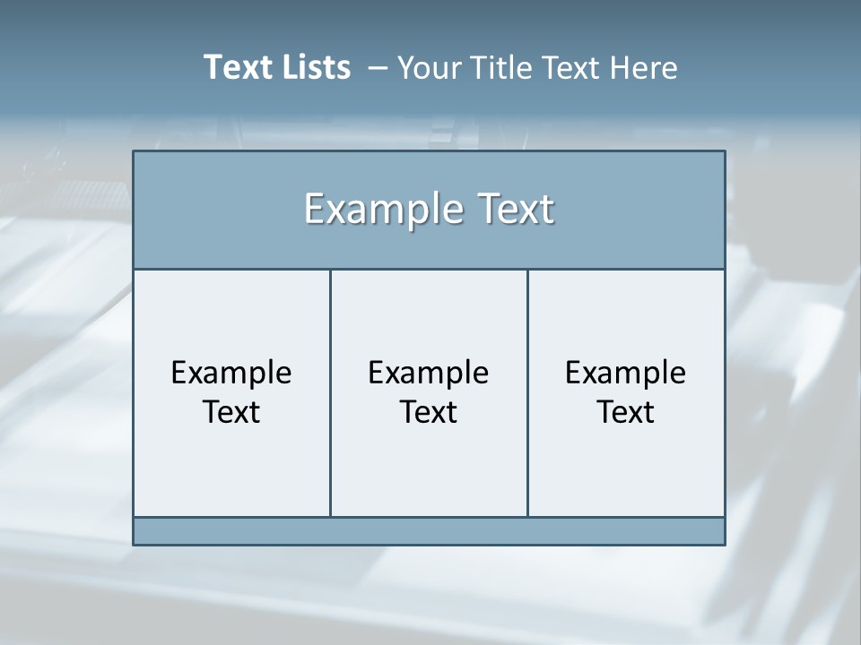 Objects Commercial Plant PowerPoint Template