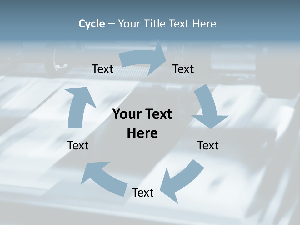Objects Commercial Plant PowerPoint Template