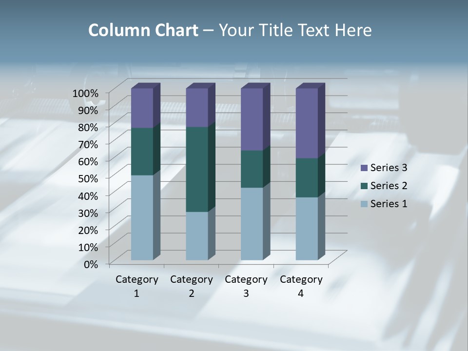 Objects Commercial Plant PowerPoint Template