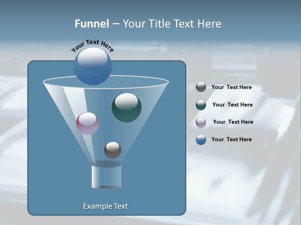 Objects Commercial Plant PowerPoint Template
