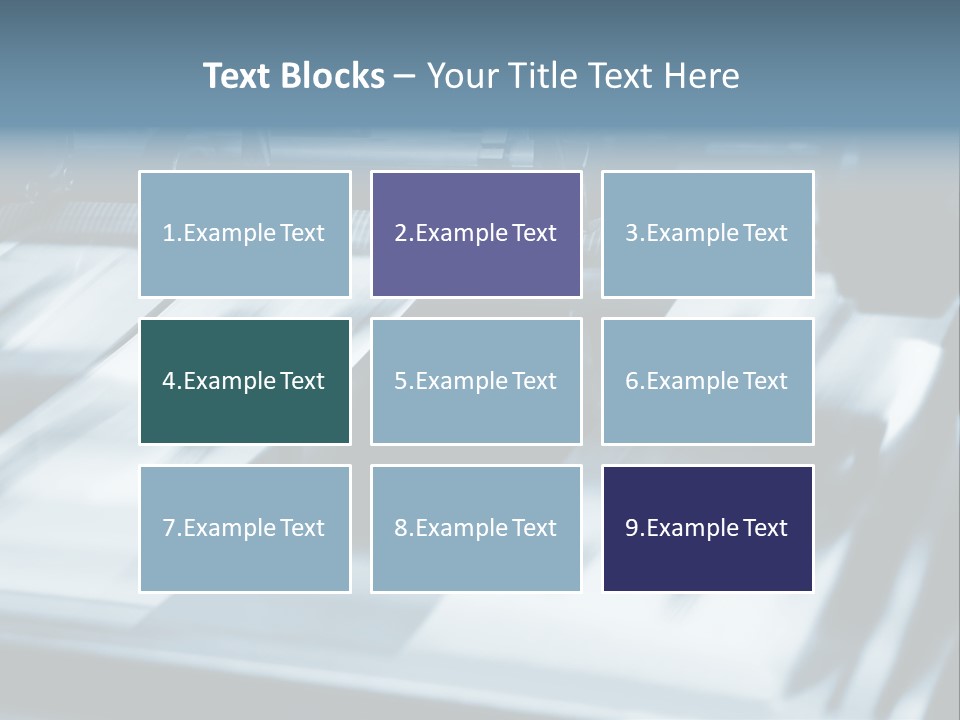 Objects Commercial Plant PowerPoint Template