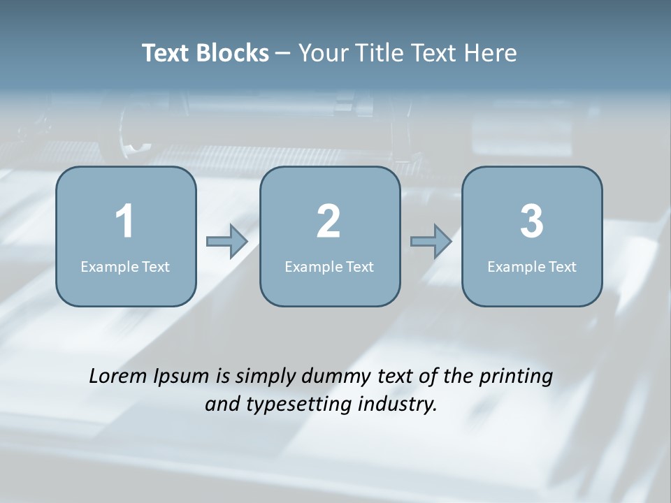 Objects Commercial Plant PowerPoint Template