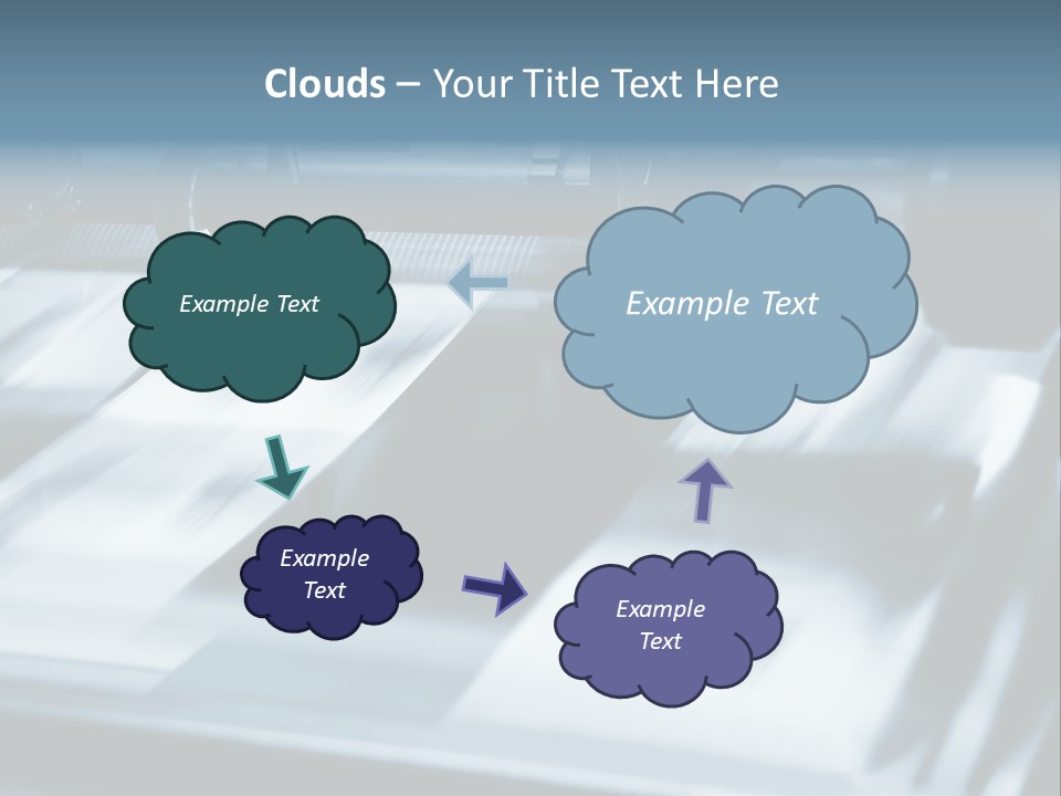 Objects Commercial Plant PowerPoint Template