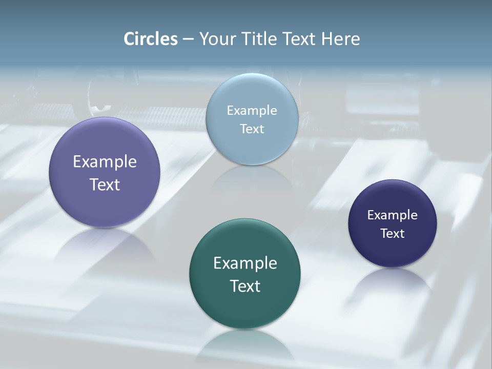 Objects Commercial Plant PowerPoint Template