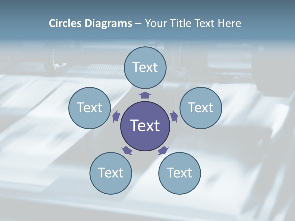 Objects Commercial Plant PowerPoint Template